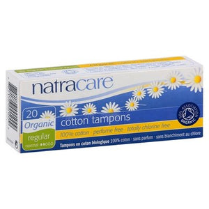 Natracare Tampons Regul 12/20 CT [UNFI #57146] T