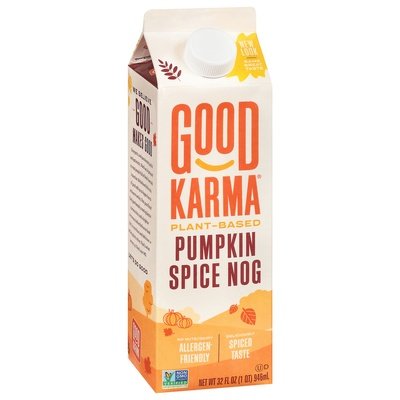 Good Karma Flaxmilk Pumpkin Spice Nog 12/32 Oz [UNFI #42898]