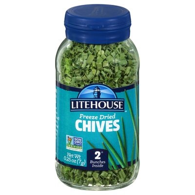 Litehouse Chives,Freeze Dried 6/.25 Oz [UNFI #25078]