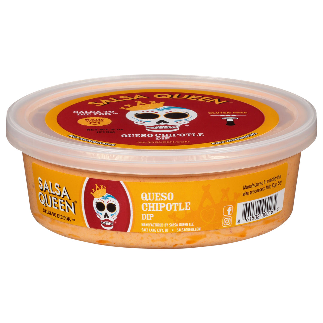 Salsa Queen Queso Chipotle Dip 12/8 Oz [UNFI #45547]