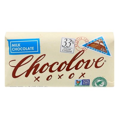 Chocolove Milk Chocolate 12/1.3 OZ [UNFI #20838]