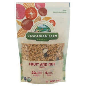 Cascadian Farm Fruit And Nut Granola 4/11 Oz [UNFI #59066]