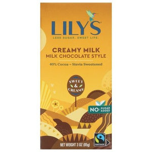 Lilys Creamy Milk Chocolate Ba 12/3 OZ [UNFI #57437]