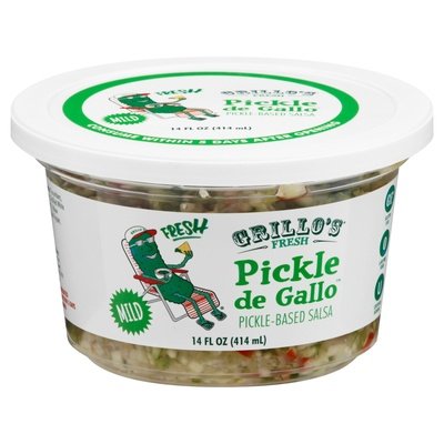 Grillo`S Pickles Mild 6/14 OZ [UNFI #58449]