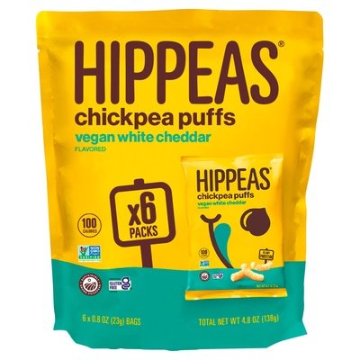 Hippeas White Cheddar 12/6/.8 Oz [UNFI #83837]