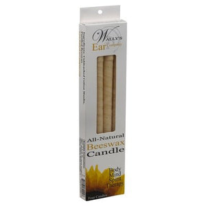 Wallys Beeswax Ear Candles 4 PC [UNFI #83685] T