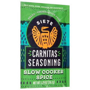 Siete Seasoning, Carnitas 12/1.29 OZ [UNFI #48713]