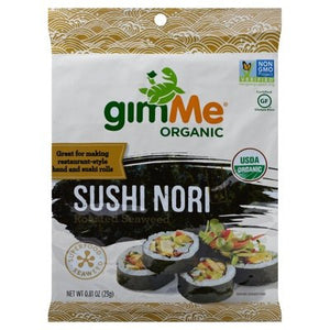 OG1 Gimme Roasted Seaweed Sushi Nori 12/.81 OZ [UNFI #88953]