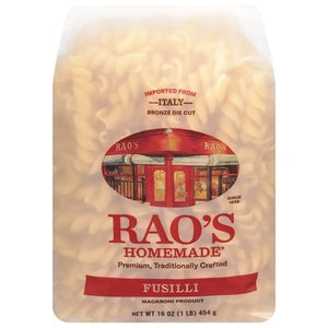 Raos Pasta Fusilli 6/16 OZ [UNFI #79368]