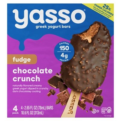 Yasso Chocolate Crunch Grk Yog Bar 8/4/2.65Z [UNFI #17431]