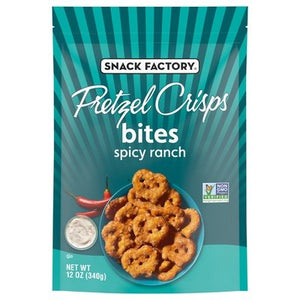 Pretzel Crisps Spicy Ranch Bites 12/12 Oz [UNFI #25283]