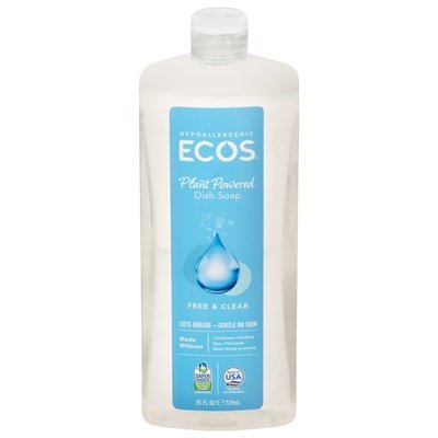Earth Fr Dishmate Free Clear 6/25 OZ [UNFI #50536] T