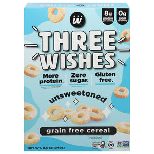 Three Wishes Unsweetened 6/8.6 Oz [UNFI #85313]