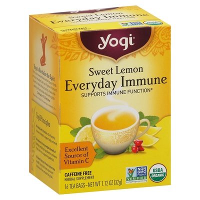 OG2 Yogi Sweet Lemon Everyday Immune 6/16 BAG [UNFI #11006]