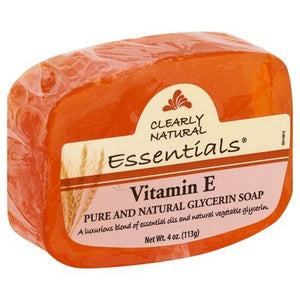 Clearly Nat Soap Vitamin E 4 OZ [UNFI #82879] T
