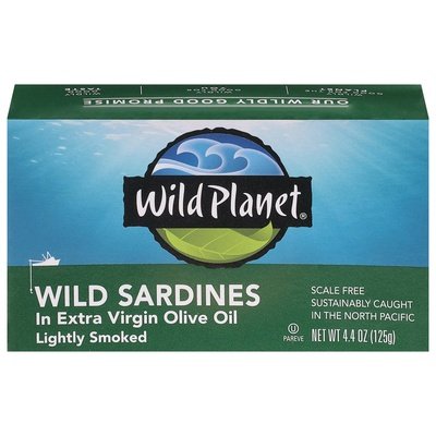 Wild Planet Sardines Olive Oil 12/4.4 OZ [UNFI #63566]