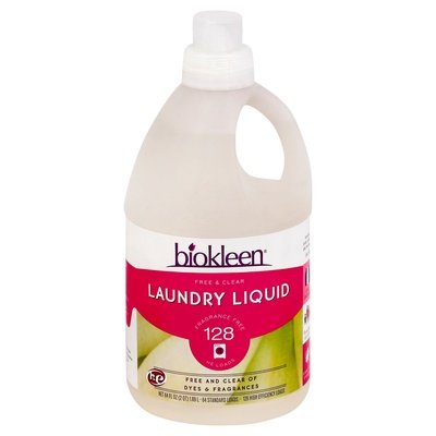 Bi-o-kleen Clear Laundry Liquid 64 OZ [UNFI #61004] T