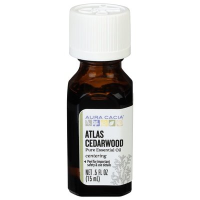 Aura Cacia Atlas Cedarwood Essential Oil .5 oz [UNFI #05626] T