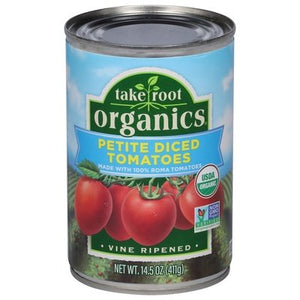 Take Root Organics Petite Diced Tomatoes 12/14.5 Oz [UNFI #16113]