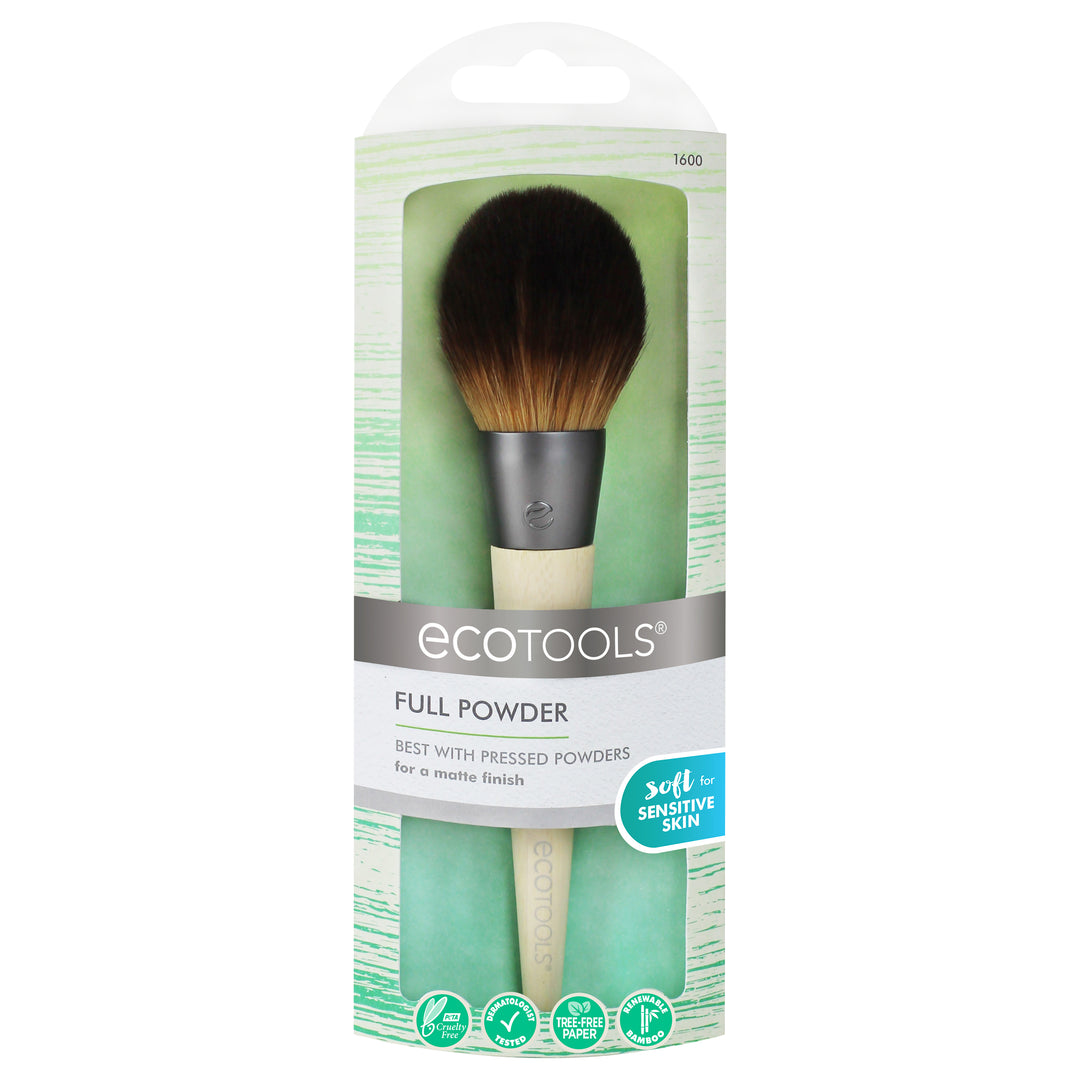 Eco Tools Full Powder Brush 2/1 Ct [UNFI #16590] T