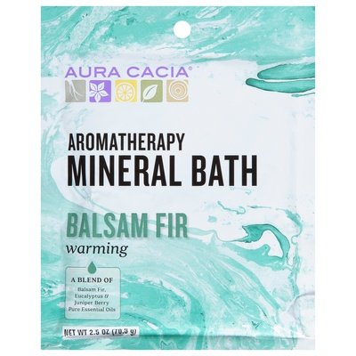 Aura Cacia Min Bath Warming Balsam Fir 6/2.5 OZ [UNFI #55308] T