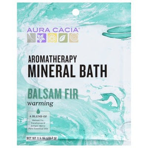 Aura Cacia Min Bath Warming Balsam Fir 6/2.5 OZ [UNFI #55308] T