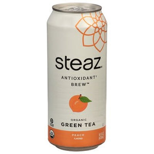 OG2 Steaz Iced Green Tea Peach 12/16 OZ [UNFI #63007]