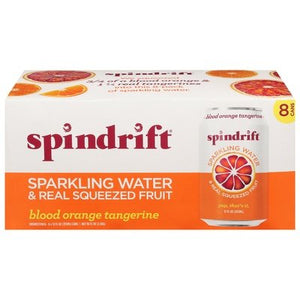 Spindrift Blood Orange Tangerine 3/8/12 Oz [UNFI #29332]