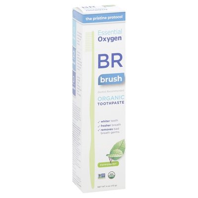 OG2 Essential Oxygen Brush Mint Toothpaste 4 OZ [UNFI #01232] T