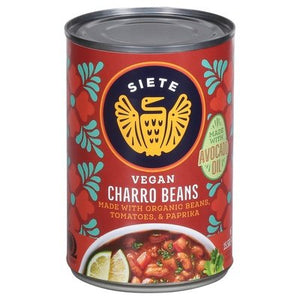 Siete Charro Refried Beans 12/15.5 Z [UNFI #6293]