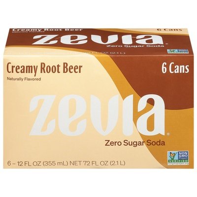 Zevia Creamy Root Beer 4/6/12 Oz [UNFI #08400]