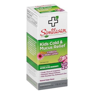 Similasan Kids Cold & Mucus Relief Syrup 4 OZ [UNFI #80578] T