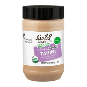 Field Day Smooth & Unsalted Tahini 12/16 Oz [UNFI #07060]