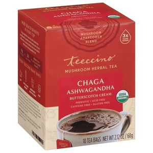 OG2 Teeccino Chaga Ashwagandha 6/10 BAG [UNFI #79820]