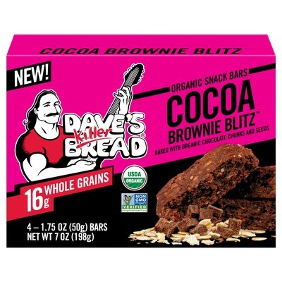 Daves Killer Bread Cocoa Brownie Blitz 6/4/1.75 Oz [UNFI #55052]