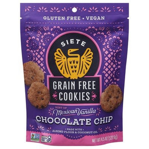 Siete Chocolate Chip Cookies 10/4.5 Oz [UNFI #18855]