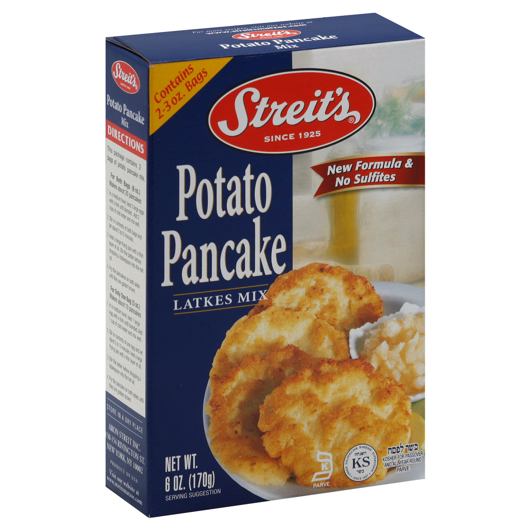 Streits Pancake Mix, Potato 12/6 Oz [UNFI #82437]