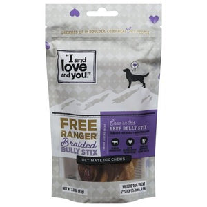 I And Love And You Bully Stix Dog Chew 6/3.3 Oz [UNFI #85519]