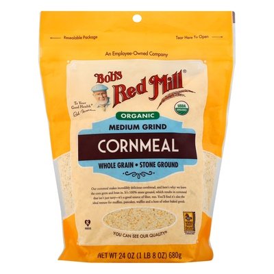 OG2 Bobs Red Mill Medium Grind Cornmeal 4/24 OZ [UNFI #81736]