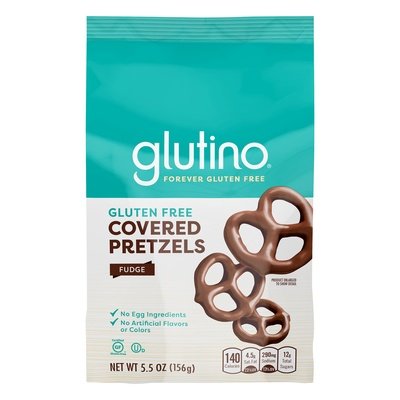 Glut Choc Cov Pretzels 12/5.5 OZ [UNFI #65119]