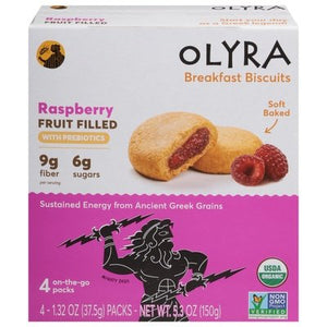 Olyra Raspberry Breakfast Biscuits 6/5.3 Oz [UNFI #23092]