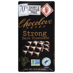 Chocolove Dark Choc Strong 12/3.2 OZ [UNFI #30395]