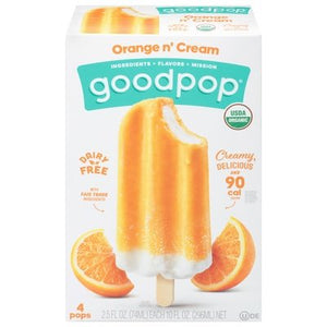 Gpop Orange N Cream 4Pk 8/4/2.5OZ [UNFI #73500]