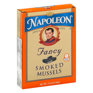 Napoleon Co. Smoked Mussels 3.75 Oz [UNFI #58501]