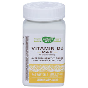 Nw Vitamin D3 5000Iu Og 240 SGEL [UNFI #02555]