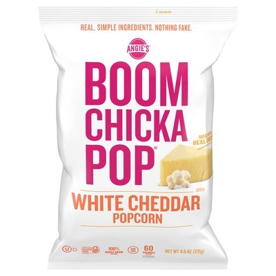 Angies Boomchickapop White Cheddar 12/4.5 OZ [UNFI #58232]