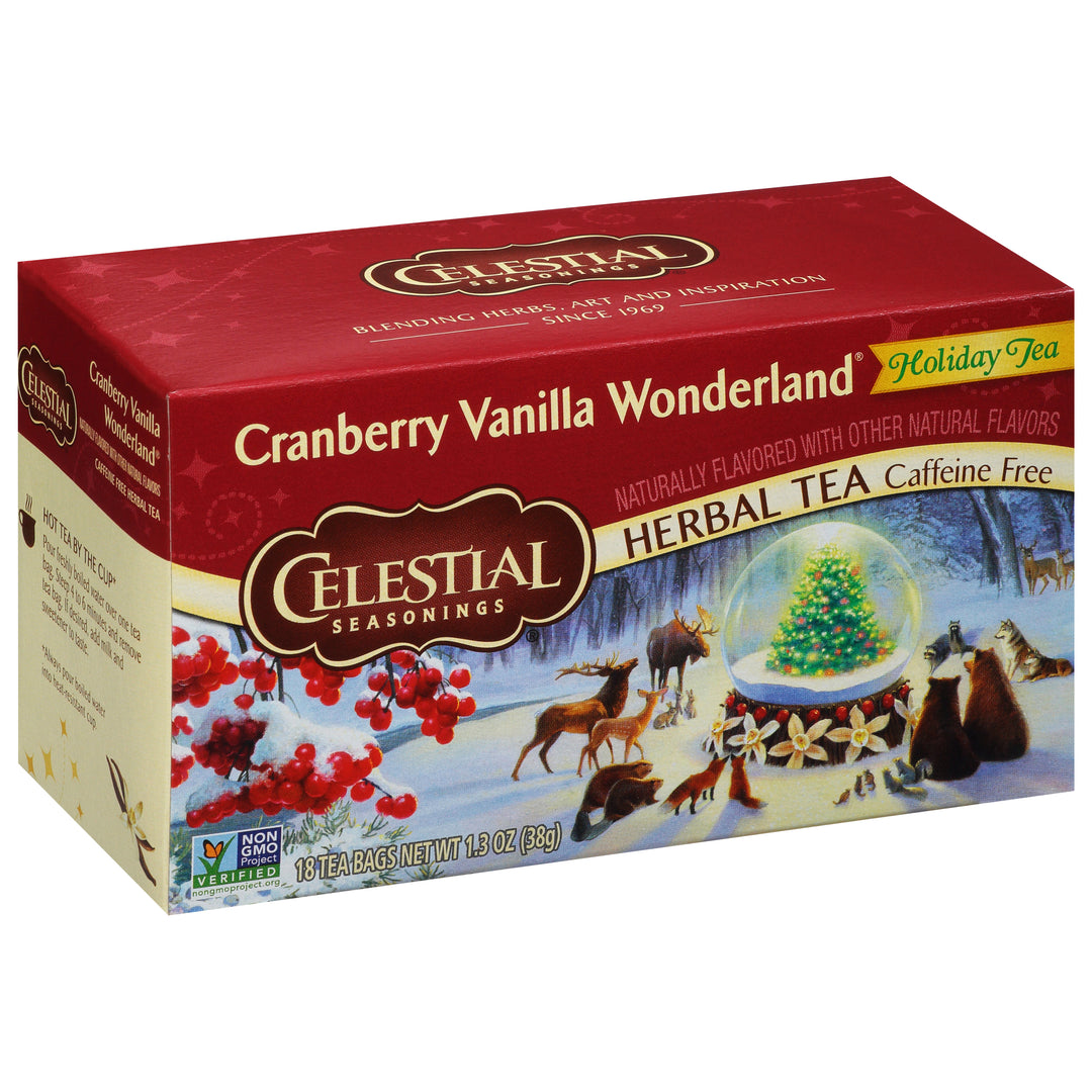 Celestial Seasonings Cranberry Vanilla Wonderland 6/18 Bag [UNFI #83643]