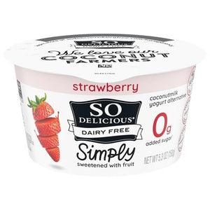 So Delicious Zero Sugar Strawberry 8/5.3 Oz [UNFI #73451]