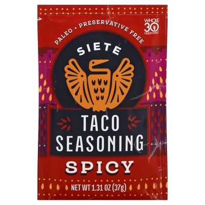 Siete Spcy Tco Seasoning 12/1.31 Z [UNFI #57511]