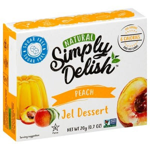 Simply Delish Peach 6/.7 OZ [UNFI #30666]